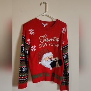 2 Ugly Christmas Sweaters Womens Size Medium